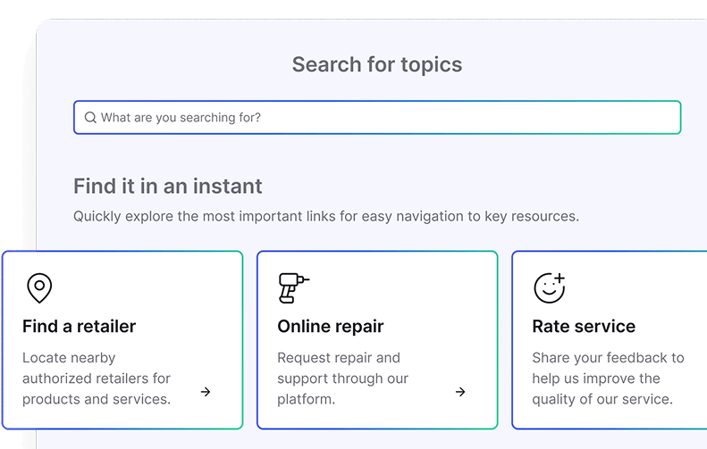 Product marketing website preview